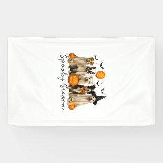 Spooky Season Halloween Dog Banner