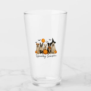 Spooky Season Halloween Dog Glass