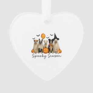 Spooky Season Halloween Dog Ornament