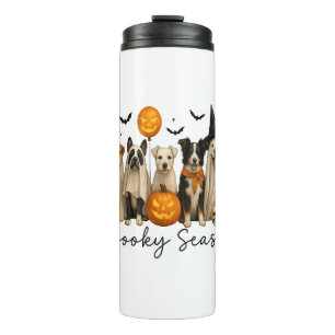 Spooky Season Halloween Dog Thermal Tumbler