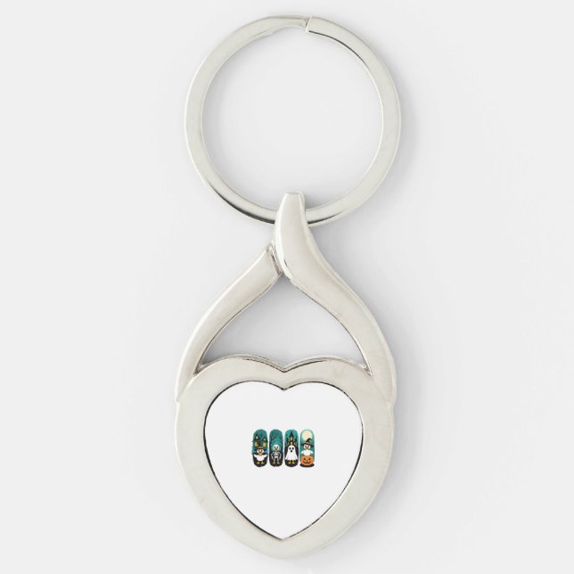 Spooky Season Halloween Key Ring (Front)