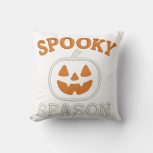 Spooky Season Halloween Pumpkin Patch Cushion