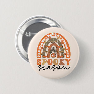 Spooky Season Halloween Rainbow Fall 6 Cm Round Badge