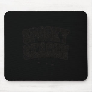 Spooky Season Halloween Spider Webs Varsity Text W Mouse Pad