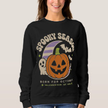 Spooky Season Halloween Sweatshirt Born in October