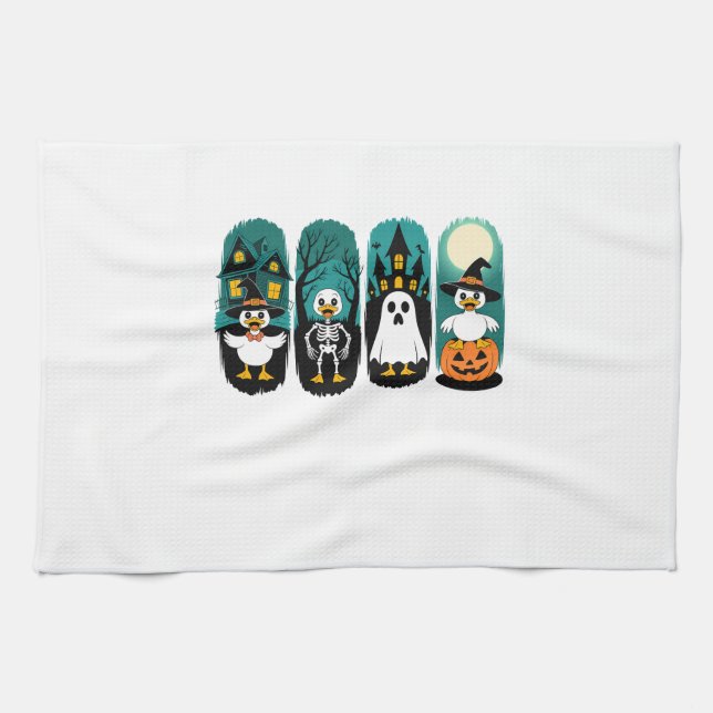 Spooky Season Halloween Tea Towel (Horizontal)