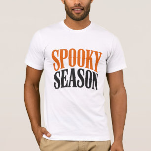 Spooky Season Halloween Typography T-Shirt