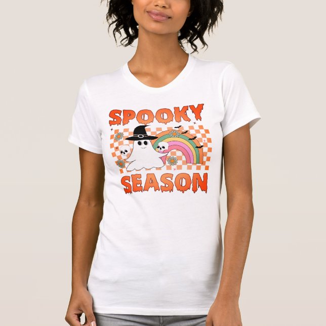 Spooky Season Halloween Vibes-45634 T-Shirt (Front)