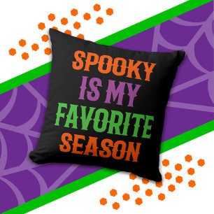 Spooky Season Happy Halloween Funny Halloween Cushion