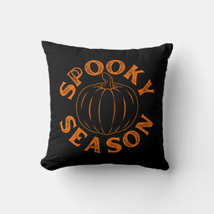Spooky Season Pumpkin  Cushion