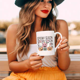 Spooky Season Retro Groovy Halloween Coffee Mug