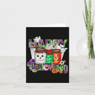 Spooky Season Retro Happy Halloween Ghost Women To Card