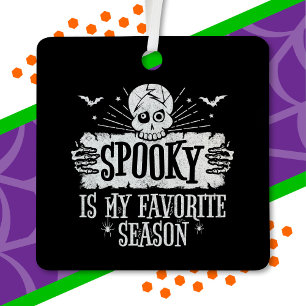 Spooky Season Scary Skeleton Bats Happy Halloween Metal Tree Decoration