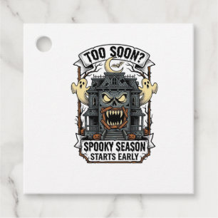 Spooky Season Shirt Vintage Engraving Halloween De Favour Tags