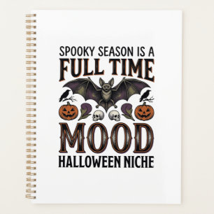 Spooky Season Shirt Vintage Engraving Halloween Gr Planner
