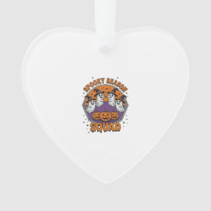 Spooky Season Squad Cute Ghost Halloween Shirt_1 Ornament