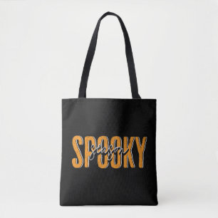Spooky season tote bag