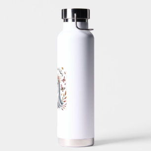 Spooky Season Vibes Ghost Water Bottle