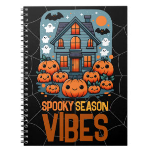 Spooky Season Vibes Notebook
