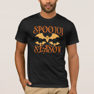 Spooky Season Vintage Bats Halloween T-Shirt