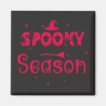 Spooky Season Witch Hat Magnet