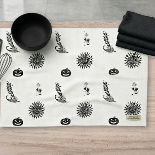 Spooky Season Witchcore Kitchen Towel Decor