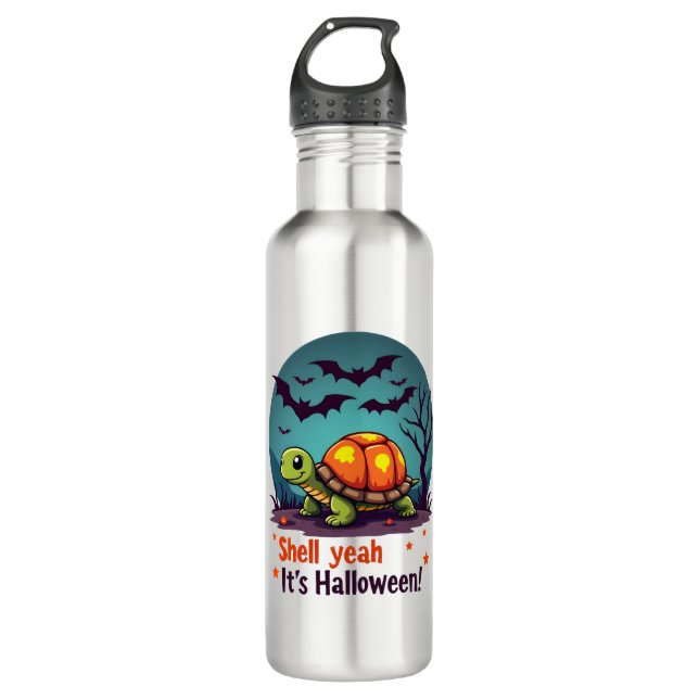 Spooky Shell Surprise Turtle 710 Ml Water Bottle (Front)