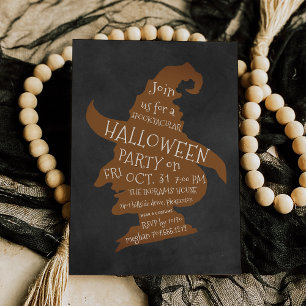 Spooky Silhouette Halloween Party Invitation