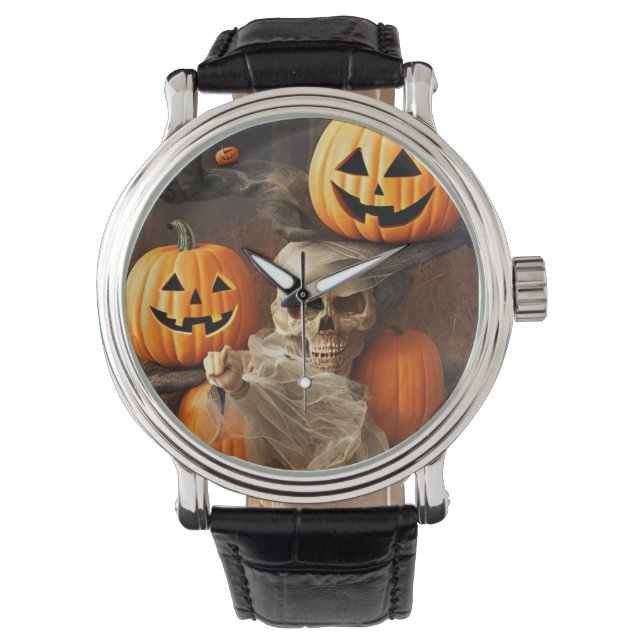 Spooky SIlly Halloween Watch for Man (Front)