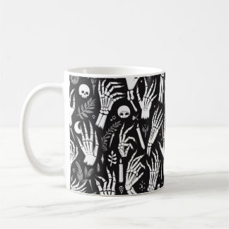 Spooky Skeleton Hands Mug