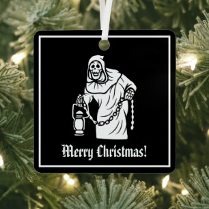 Spooky Skeleton Metal Tree Decoration