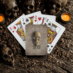 Spooky Skeleton Skull Tarot Cards