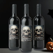 Spooky Skull Halloween Gothic Personalised