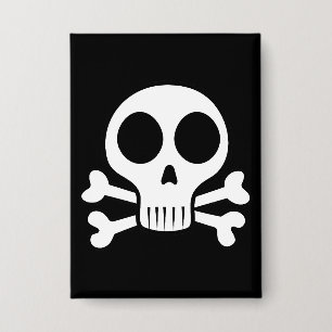 spooky skull on a black background