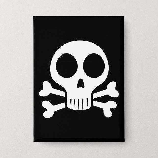 spooky skull on a black background (Front)