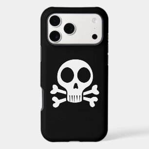 spooky skull on a black background