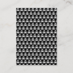 spooky skull on a black background advice card