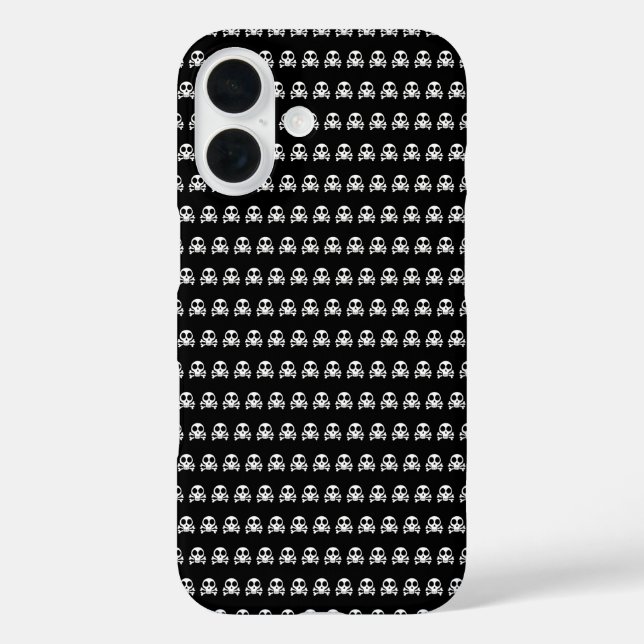 spooky skull on a black background Case-Mate iPhone case (Back)