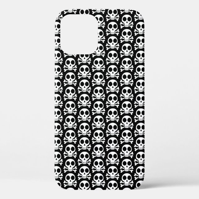 spooky skull on a black background Case-Mate iPhone case (Back)