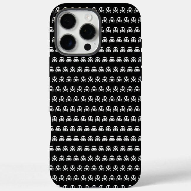 spooky skull on a black background Case-Mate iPhone case (Back)