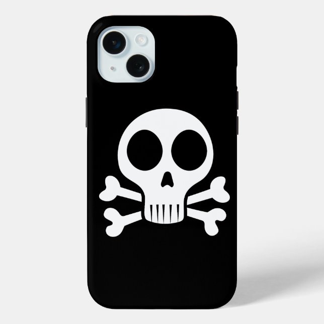 spooky skull on a black background Case-Mate iPhone case (Back)