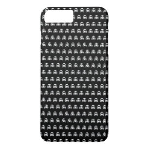 spooky skull on a black background iPhone 8 plus/7 plus case