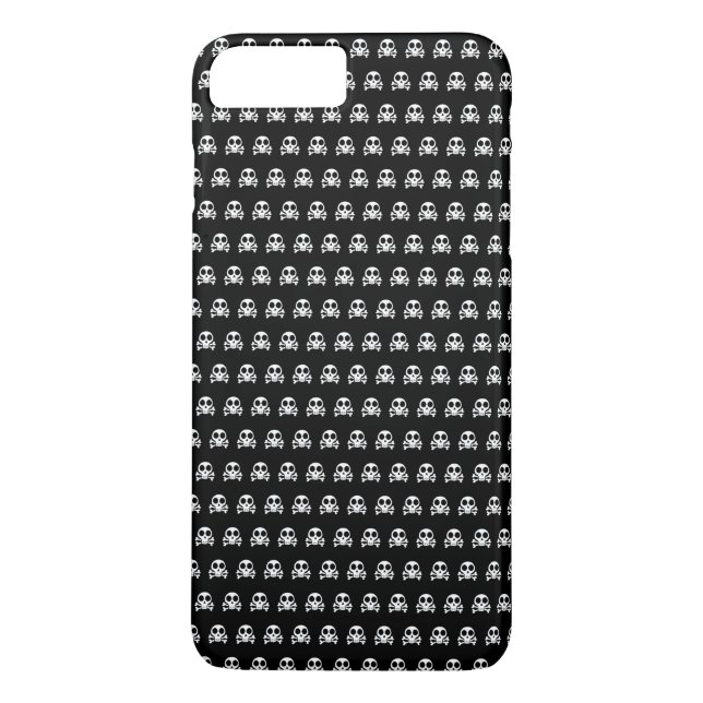 spooky skull on a black background Case-Mate iPhone case (Back)