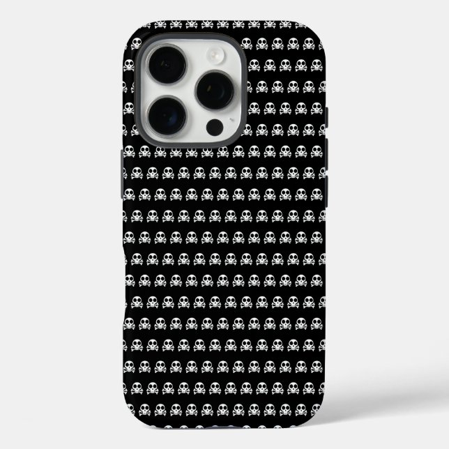 spooky skull on a black background Case-Mate iPhone case (Back)