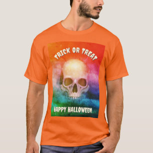 Spooky skull. Trick or Treat. Halloween T-Shirt