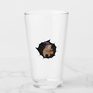 Spooky Sloth Halloween Fun - Cute Trick-or-Treat A Glass