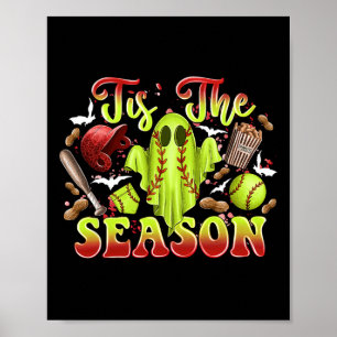 Spooky Softll Ghost Costume Funny Halloween Tis Th Poster
