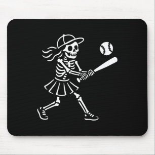 Spooky Softll Skeletons Halloween Costume Spooky W Mouse Pad