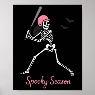 Spooky Softll Skeletons Halloween Costume Vibes Se Poster