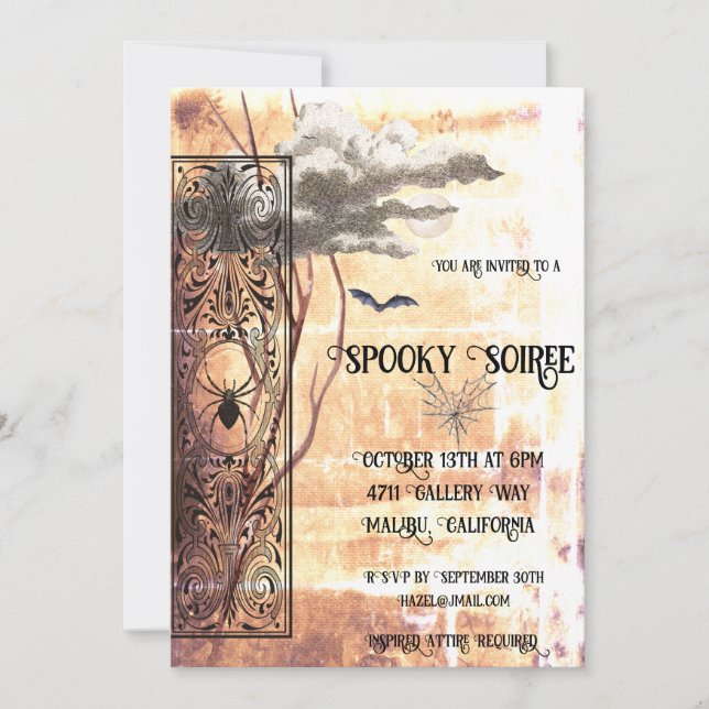 Spooky Soiree Holiday Card (Front)